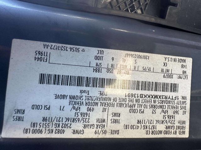 2019 Ford Transit Van T-250 148" EL Hi Rf 9000 GVWR Sliding RH Dr - 22997391 - 18