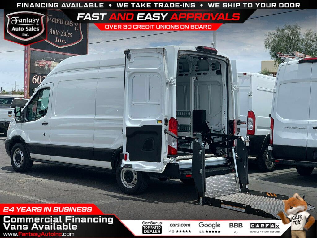 2019 Ford Transit Van T-250 148" Hi Rf 9000 GVWR Sliding RH Dr W/loading ramp - 23045127 - 0