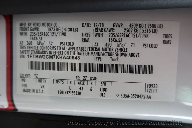 2019 Ford Transit Van T350 Medium Roof 148" Cargo Van - 23059808 - 13