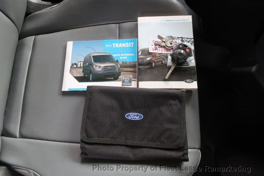 2019 Ford Transit Van Transit 250 Medium Roof Cargo Van Glass & Ladder Rack  - 22998243 - 34