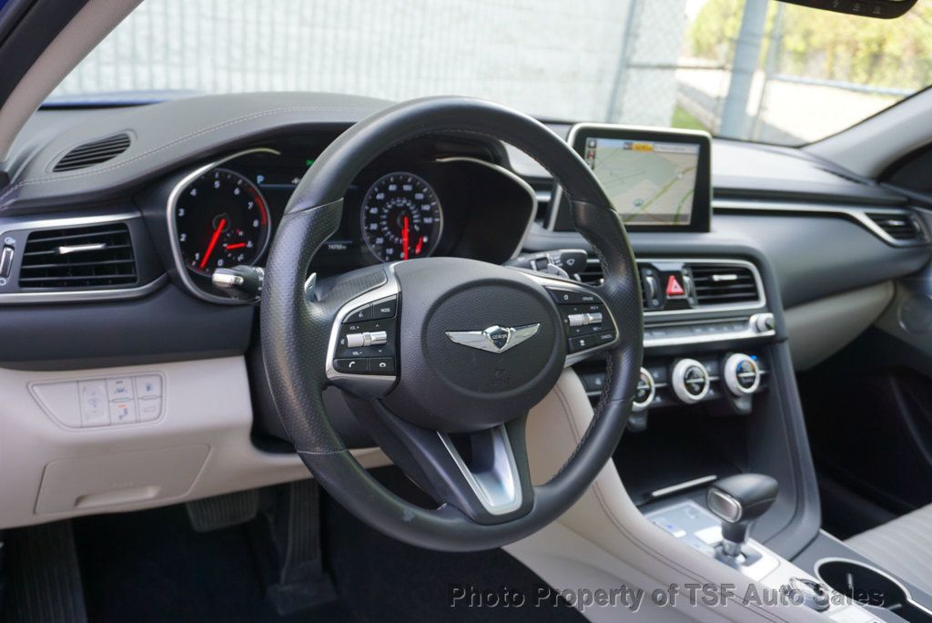 2019 Genesis G70 2.0T Advanced AWD ELITE PKG NAVI CARPLAY REAR CAM HOT&COOL SEATS - 23017831 - 20