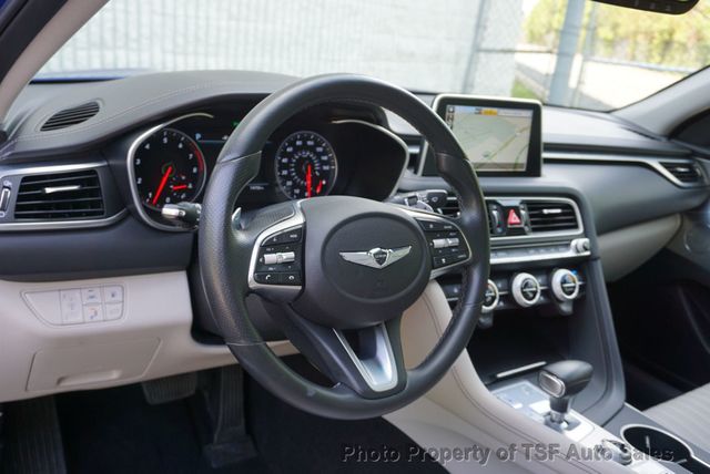 2019 Genesis G70 2.0T Advanced AWD ELITE PKG NAVI CARPLAY REAR CAM HOT&COOL SEATS - 23017831 - 20