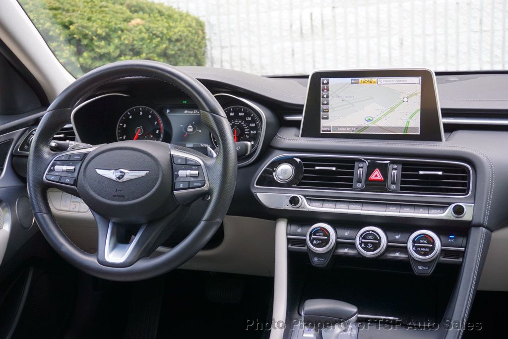 2019 Genesis G70 2.0T Advanced AWD ELITE PKG NAVI CARPLAY REAR CAM HOT&COOL SEATS - 23017831 - 21