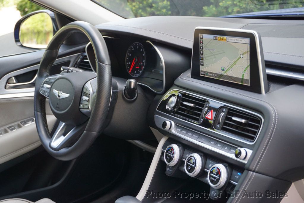 2019 Genesis G70 2.0T Advanced AWD ELITE PKG NAVI CARPLAY REAR CAM HOT&COOL SEATS - 23017831 - 22