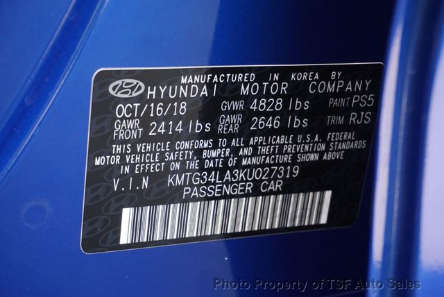 2019 Genesis G70 2.0T Advanced AWD ELITE PKG NAVI CARPLAY REAR CAM HOT&COOL SEATS - 23017831 - 48