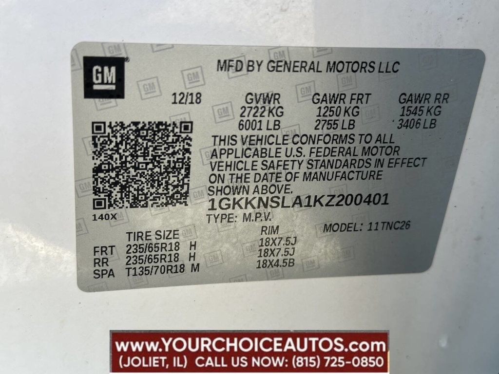 2019 GMC Acadia AWD 4dr SLE w/SLE-2 - 22855346 - 21