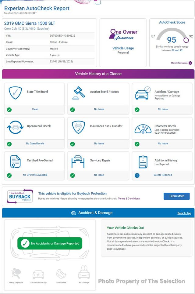 2019 GMC Sierra 1500 4WD CREWCAB 147 SLT W/SLT PREMIUM PACKAGE - 22931136 - 7