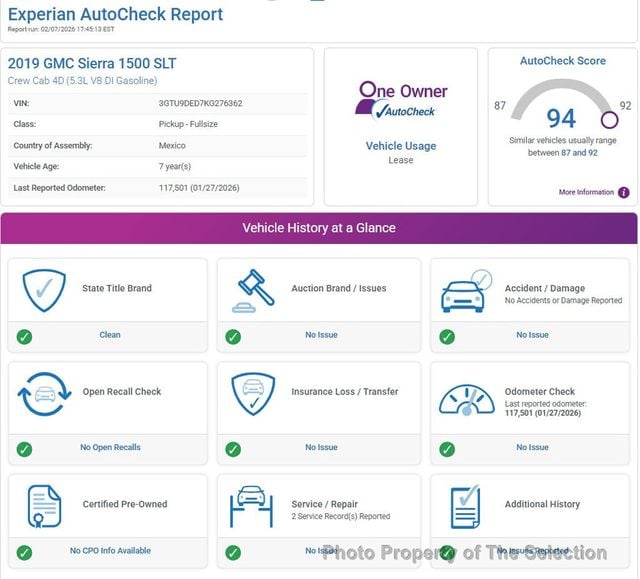 2019 GMC Sierra 1500 SLT 4WD CREW CAB W/ PREMIUM PLUS & X31 PKGS - 22967895 - 1