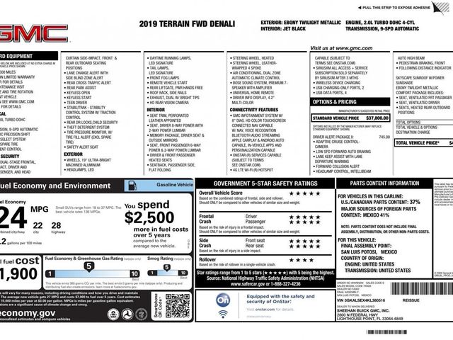 2019 GMC Terrain FWD 4dr Denali - 22944367 - 31