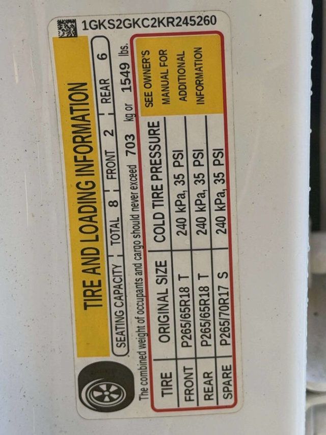 2019 GMC Yukon XL 4WD 4dr SLT - 22992270 - 22