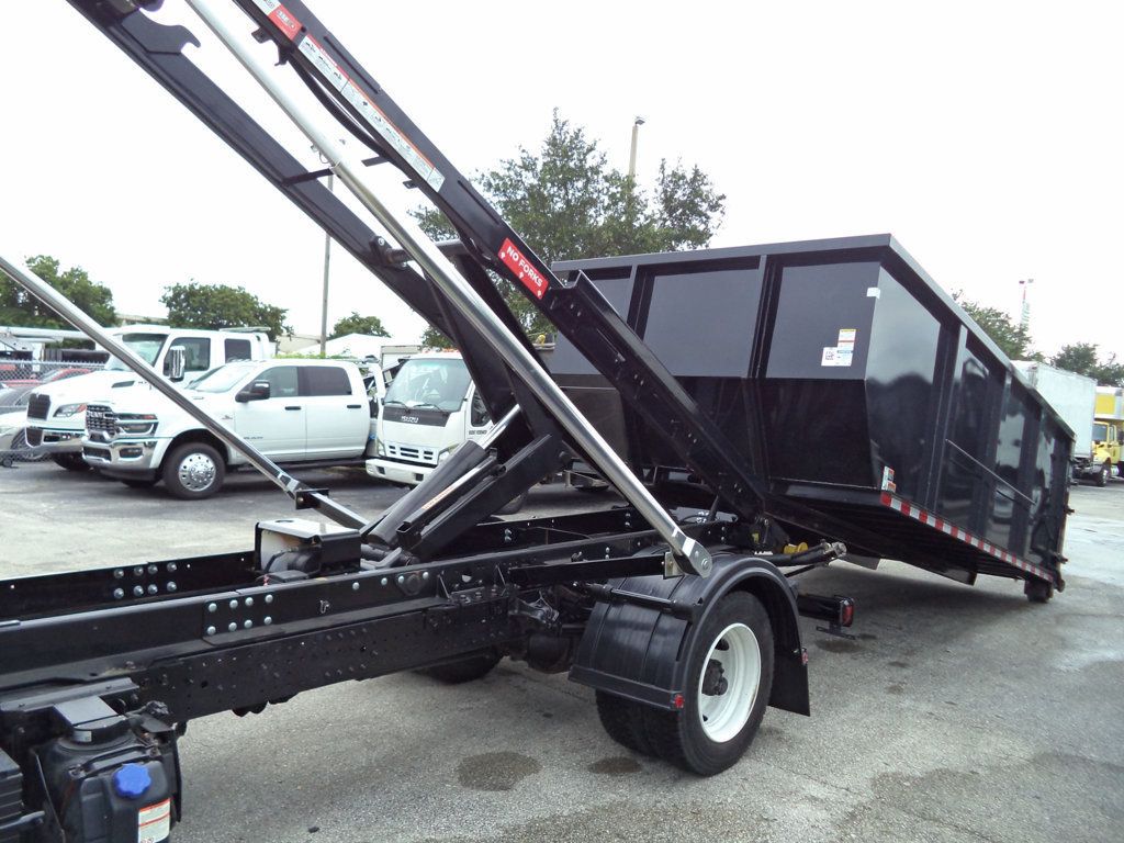 2019 HINO 195 w/ 14' Switch-N-Go Drop Box Dumpster Bin Roll Off Truck - 23063574 - 34