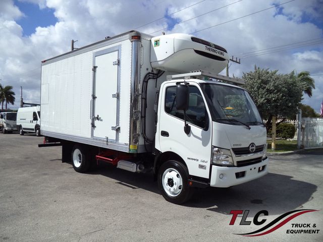 2019 HINO 195 w/ 16ft Refrigerated Box Truck Thermo King T580R - 23007086 - 0