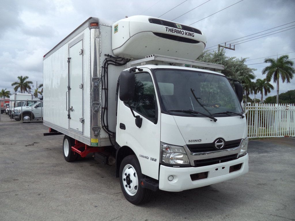 2019 HINO 195 w/ 16ft Refrigerated Box Truck Thermo King T580R - 23038268 - 5