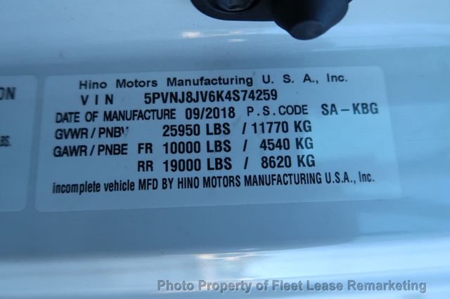 2019 HINO 268A  - 22940512 - 14