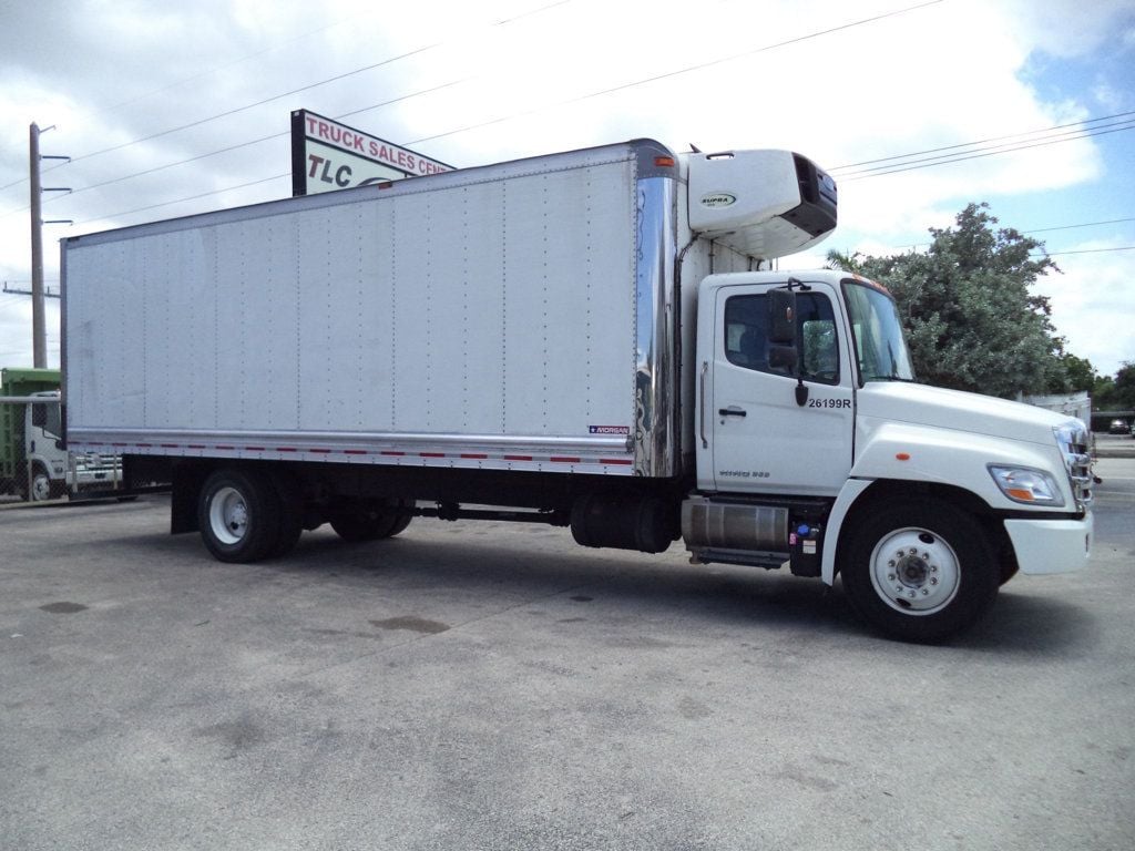 2019 HINO 268A 26FT REFRIGERATED BOX TRUCK.. CARRIER SUPRA 860  REEFER - 22467733 - 1