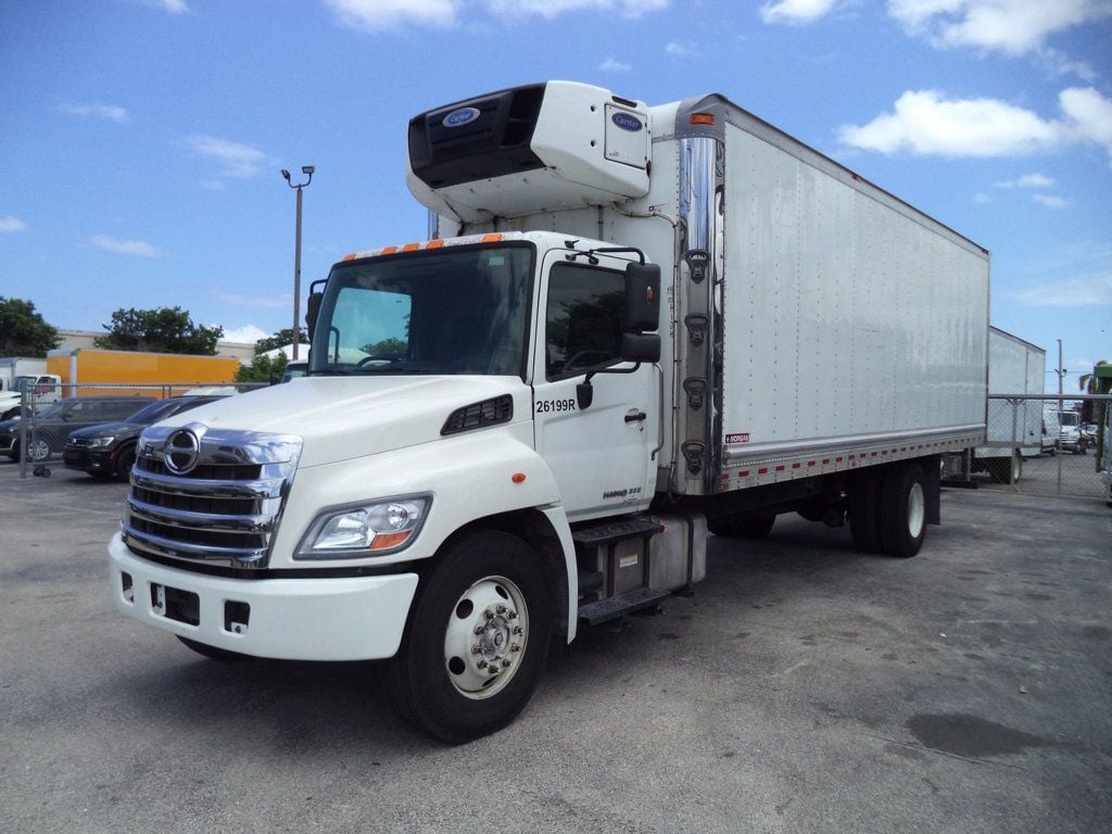 2019 HINO 268A 26FT REFRIGERATED BOX TRUCK.. CARRIER SUPRA 860  REEFER - 22467733 - 2