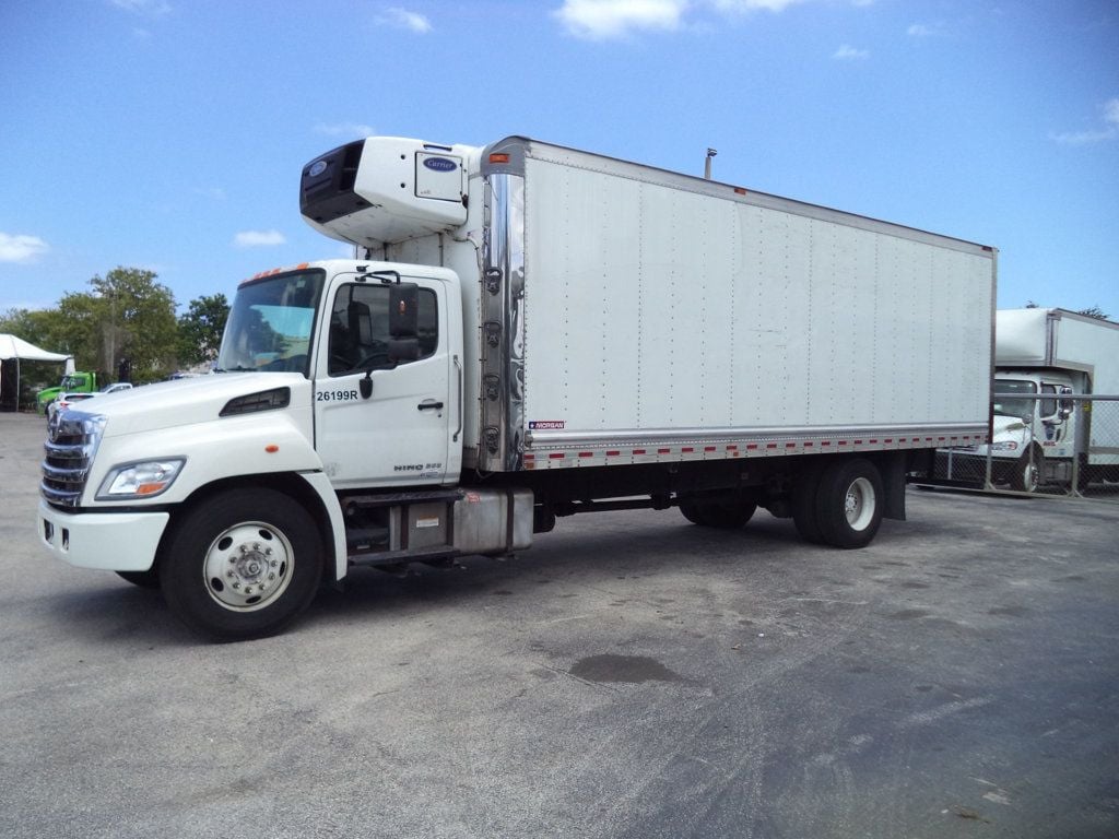 2019 HINO 268A 26FT REFRIGERATED BOX TRUCK.. CARRIER SUPRA 860  REEFER - 22467733 - 3