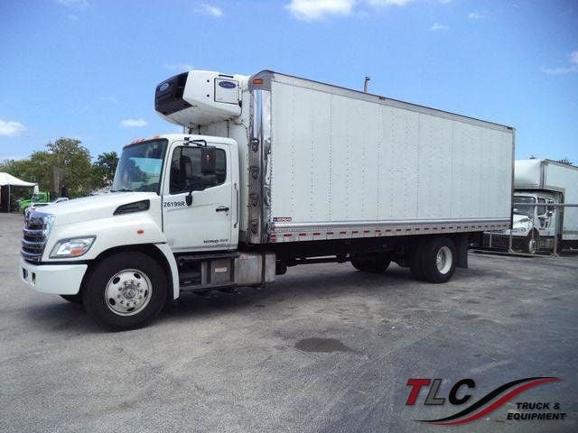 2019 HINO 268A 26FT REFRIGERATED BOX TRUCK.. CARRIER SUPRA 860  REEFER - 22472826 - 0