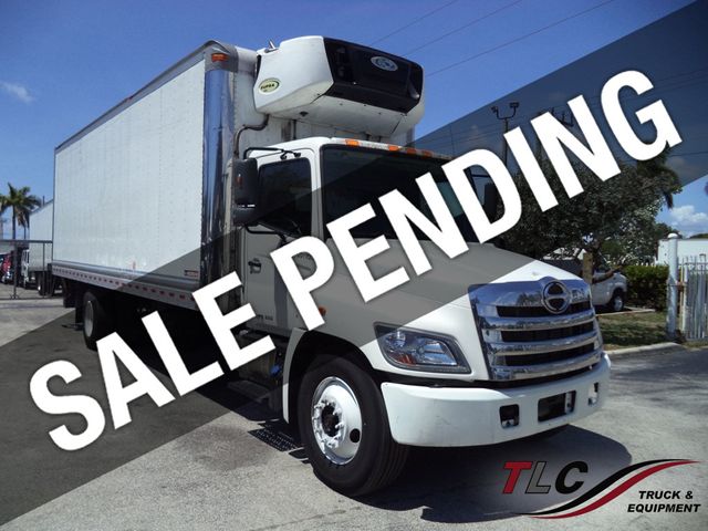 2019 HINO 268A w/ 26ft Refrigerated Box Truck Carrier Supra 860 Reefer - 22872036 - 0