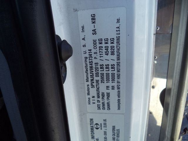 2019 HINO 268A w/ 26ft Refrigerated Box Truck Carrier Supra 860 Reefer - 22872036 - 39