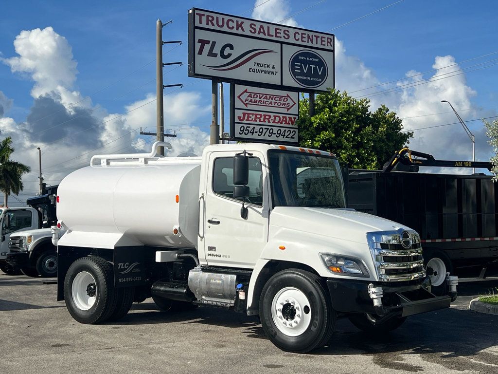 2019 HINO 338 w/ Valew 2000 Gallon Steel Water Tank & Sprayers - 23072384 - 37