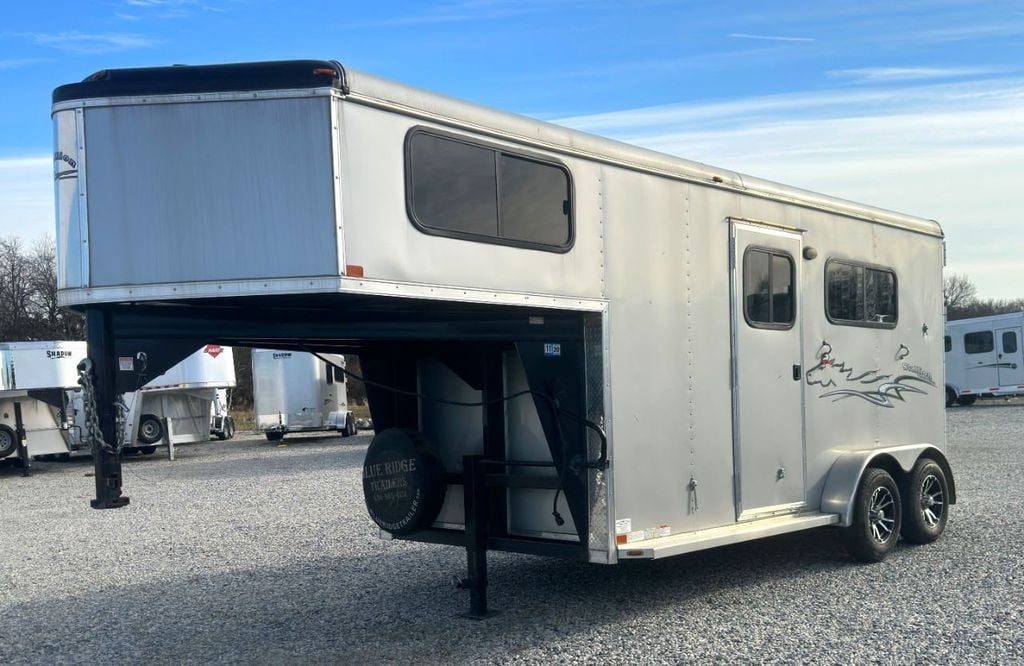 2019 Homesteader 2 horse straight load stallion