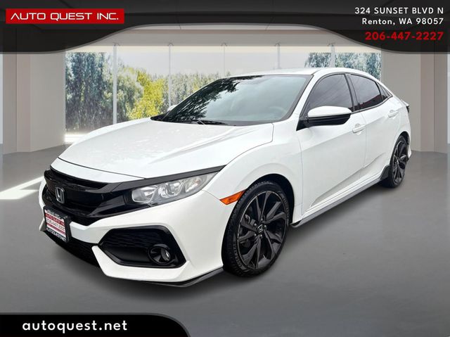 2019 Honda Civic Hatchback Sport CVT - 22991069 - 0
