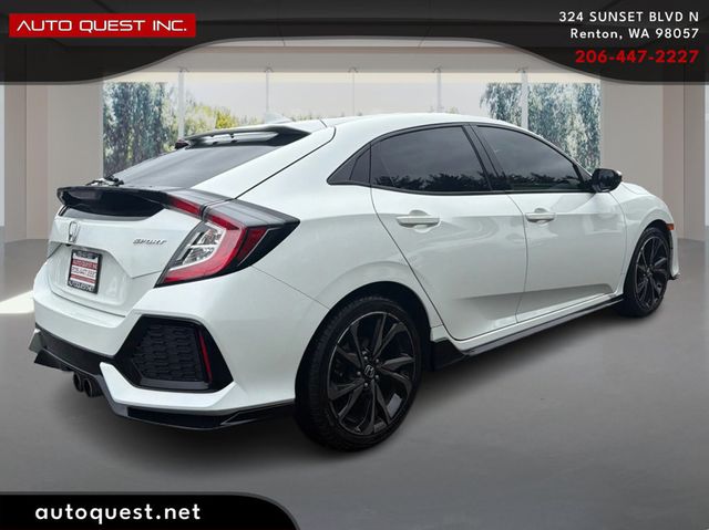 2019 Honda Civic Hatchback Sport CVT - 22991069 - 4