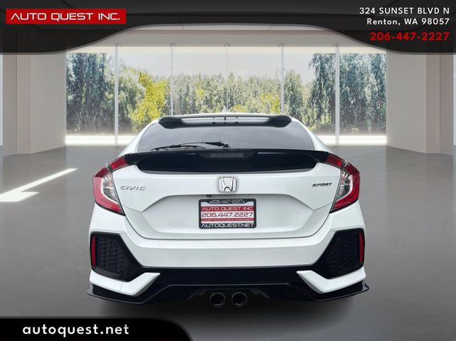 2019 Honda Civic Hatchback Sport CVT - 22991069 - 5