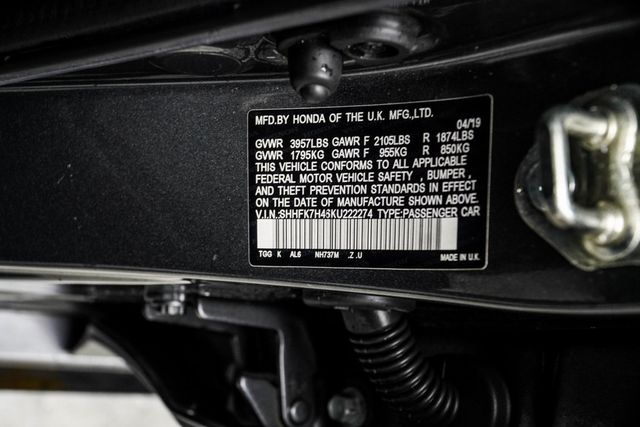 2019 Honda Civic Hatchback Sport CVT - 22969784 - 30