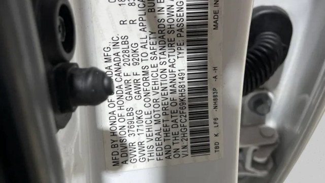 2019 Honda Civic Sedan LX CVT - 22982269 - 15