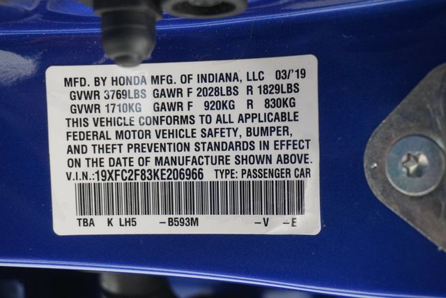 2019 Honda Civic Sedan Sport CVT - 22928923 - 23