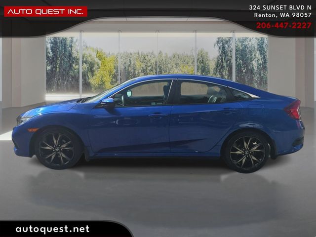 2019 Honda Civic Sedan Sport CVT - 23070542 - 7