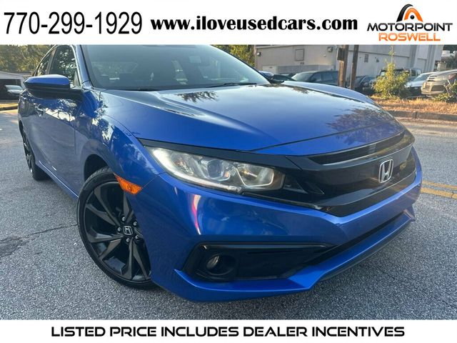 2019 Honda Civic Sedan Sport CVT - 22907774 - 0