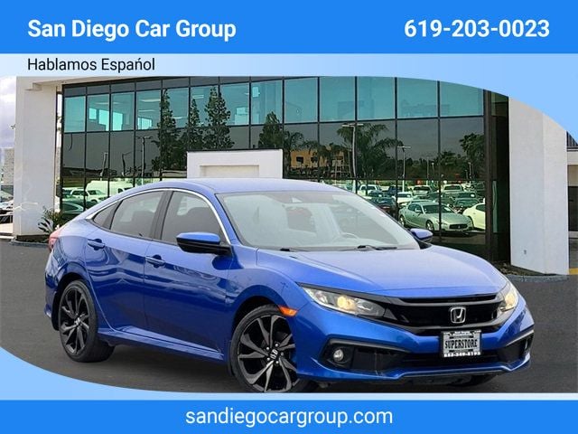 2019 Honda Civic Sedan Sport CVT - 22635483 - 0