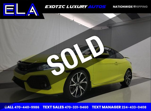 2019 Honda Civic Si Coupe SI Tonic Yellow Pearl! HARD TO GET COLOR! FULLY OEM STOCK! NAVI! - 22922381 - 0