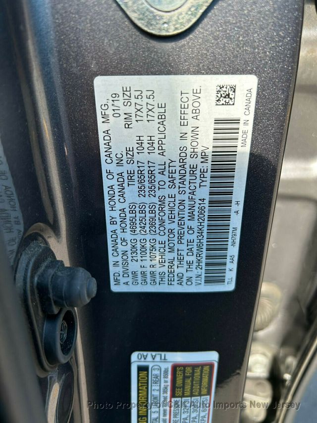 2019 Honda CR-V LX AWD - 22998617 - 52