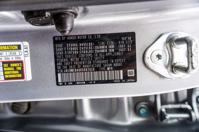2019 Honda CR-V Touring AWD - 23004764 - 43