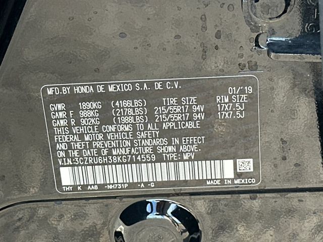 2019 Honda HR-V LX AWD CVT - 23020764 - 20