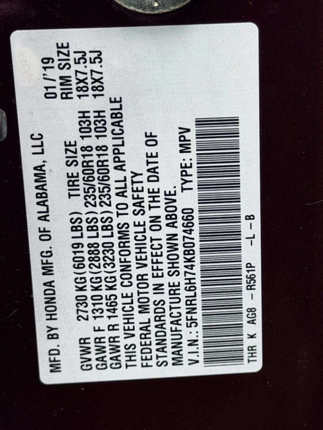 2019 Honda Odyssey EX-L Automatic - 23057193 - 21
