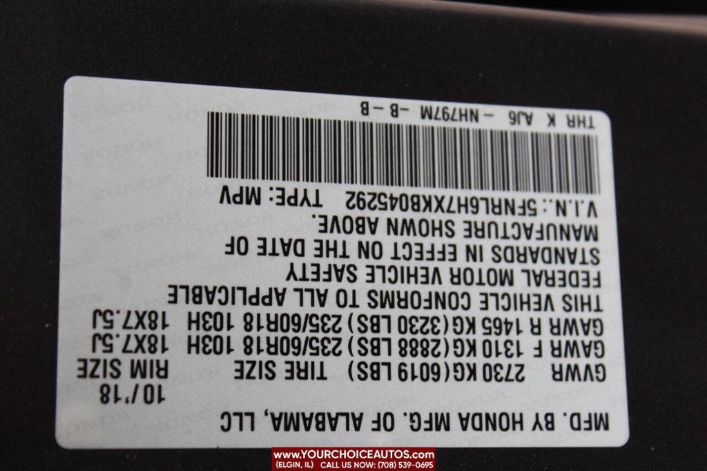 2019 Honda Odyssey EX-L w/Navi/RES Automatic - 22853117 - 49
