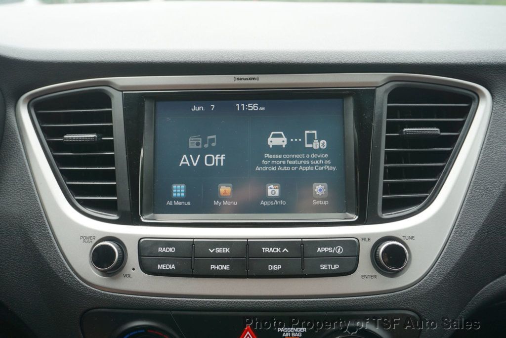 2019 Hyundai Accent SEL Sedan Automatic CARPLAY REAR CAMERA EXTREMELY LOW MILES  - 22865885 - 21