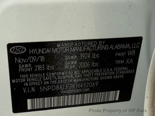 2019 Hyundai Elantra SEL 2.0L Automatic - 22888178 - 19