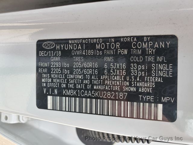 2019 Hyundai Kona  - 23012998 - 24