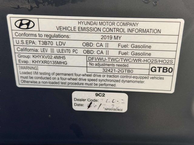 2019 Hyundai Santa Fe SEL 2.4L AWD 4dr Crossover - 22997923 - 33