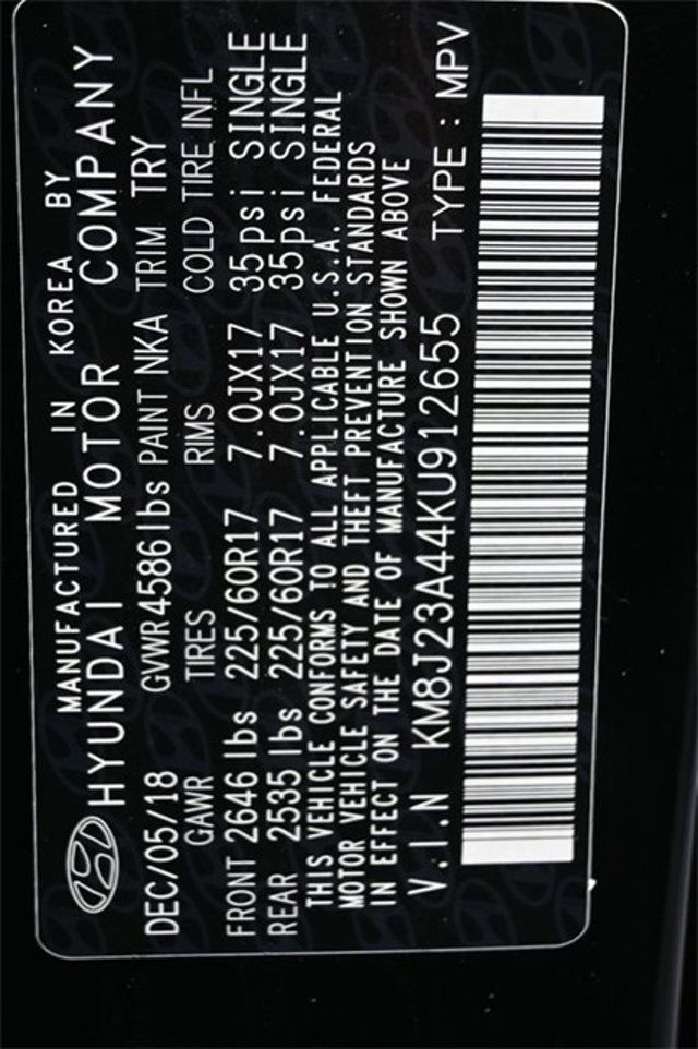 2019 Hyundai Tucson SE FWD - 22974707 - 8