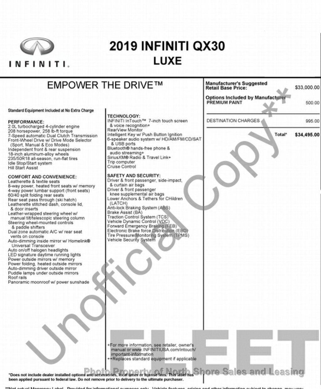 2019 INFINITI QX30 LUXE FWD - 22495688 - 8