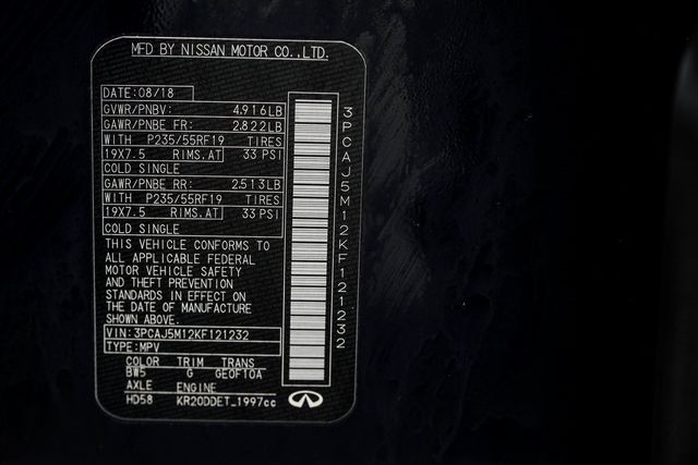 2019 INFINITI QX50 ESSENTIAL FWD - 22982027 - 42