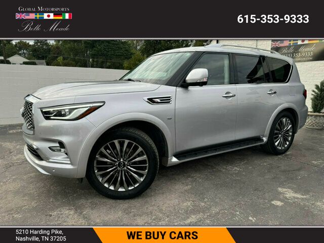 2019 INFINITI QX80 LocalTrade/NEW TIRES/Luxe/TheaterPkg/ProAssistPkg/BlindSpot - 22598581 - 0