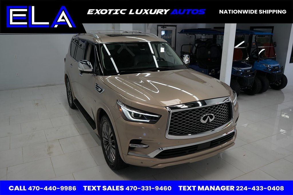 2019 INFINITI QX80 LUXE PACKAGE! 360 CAMERA! NAVIGATION! RARE COLOR - 22626613 - 11